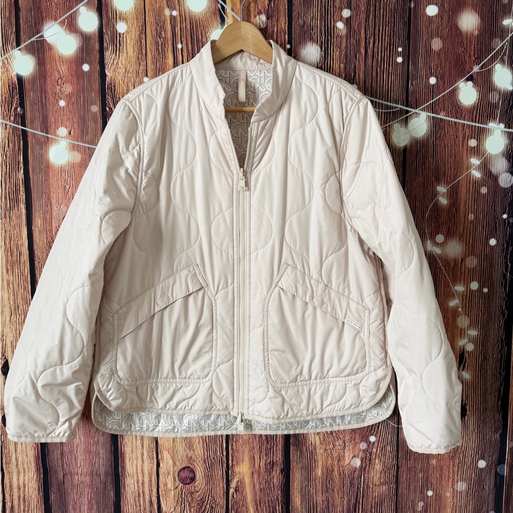 Marc Cain Light Cream Puffer Jacket